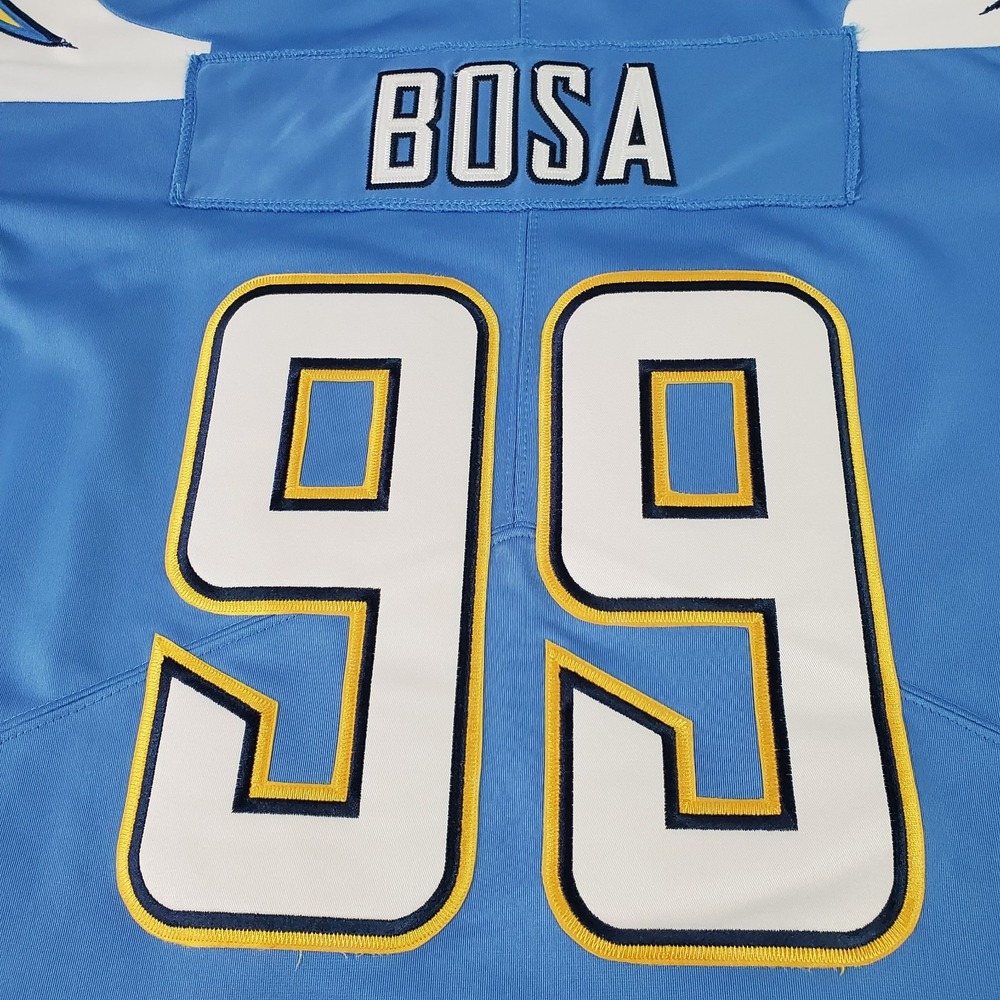 Nike Los Angeles Chargers Jersey Mens 2XL Blue NFL Players Joey Bosa 99 On Field - Picture 12 of 16